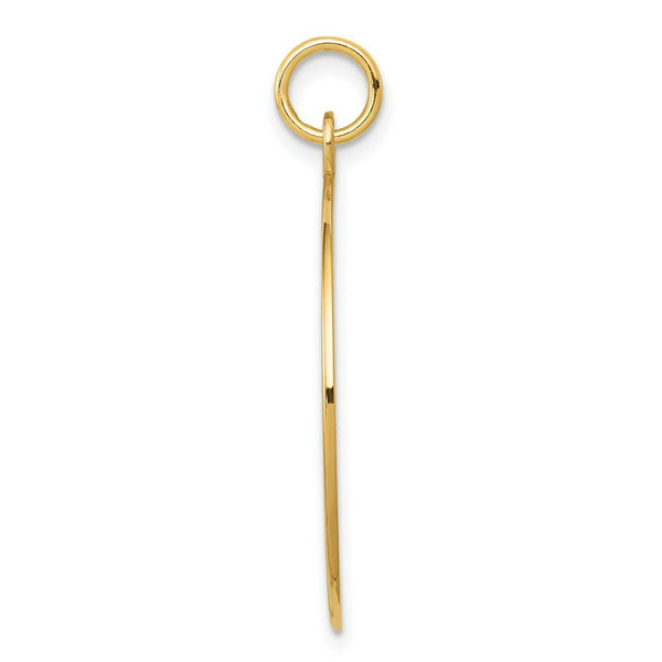14K Yellow Gold Medical Jewelry Pendant