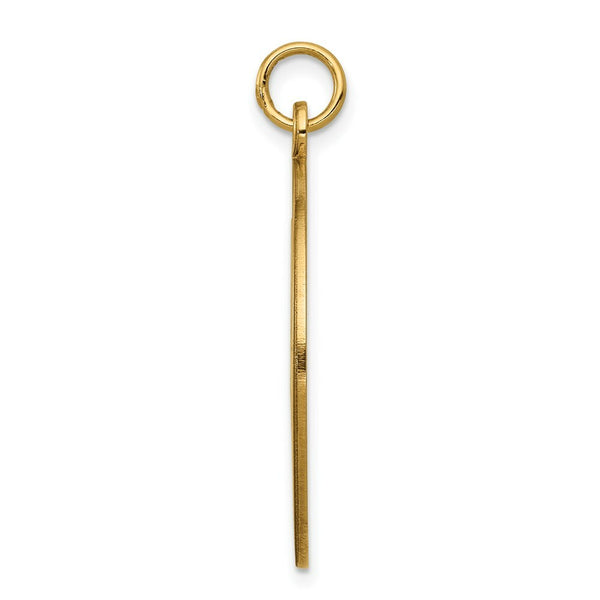 14K Yellow Gold Medical Jewelry Unenameled Pendant