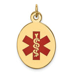 Load image into Gallery viewer, 14K Yellow Gold Medical Jewelry Pendant
