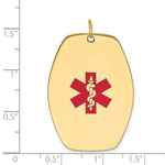 Load image into Gallery viewer, 14K Yellow Gold Medical Jewelry Pendant
