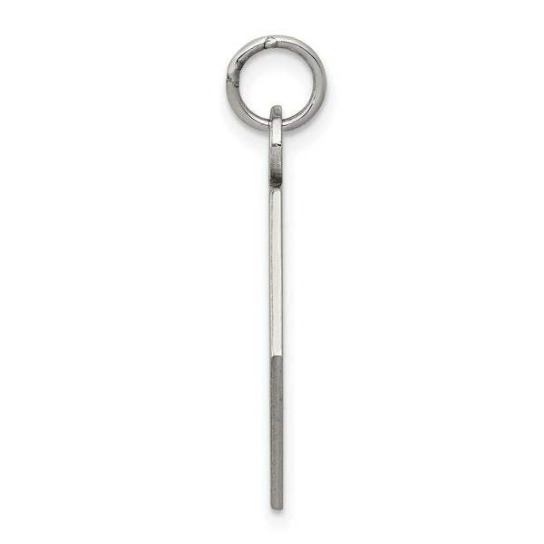 14K White Gold Medical Alert Jewelry Pendant
