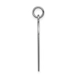 Load image into Gallery viewer, 14K White Gold Heart-Shaped Polished Enameled Engravable Medical Jewelry Pendant
