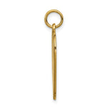 Load image into Gallery viewer, 14K Yellow Gold Heart-Shaped Polished Enameled Engravable Medical Jewelry Pendant
