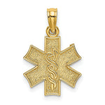 Load image into Gallery viewer, 14K Yellow Gold Medical Jewelry Symbol Charm Pendant
