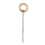 Load image into Gallery viewer, 14K Yellow Gold Star Disc Charm Pendant  17mm width
