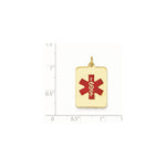 Load image into Gallery viewer, 14K Yellow Gold Medical Jewelry Pendant
