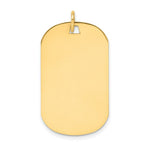 Load image into Gallery viewer, 14K Yellow Gold Plain .013 Gauge Engraveable Dog Tag Disc Charm Pendant
