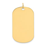 Load image into Gallery viewer, 14K Yellow Gold Plain .027 Gauge Engraveable Dog Tag Disc Charm Pendant
