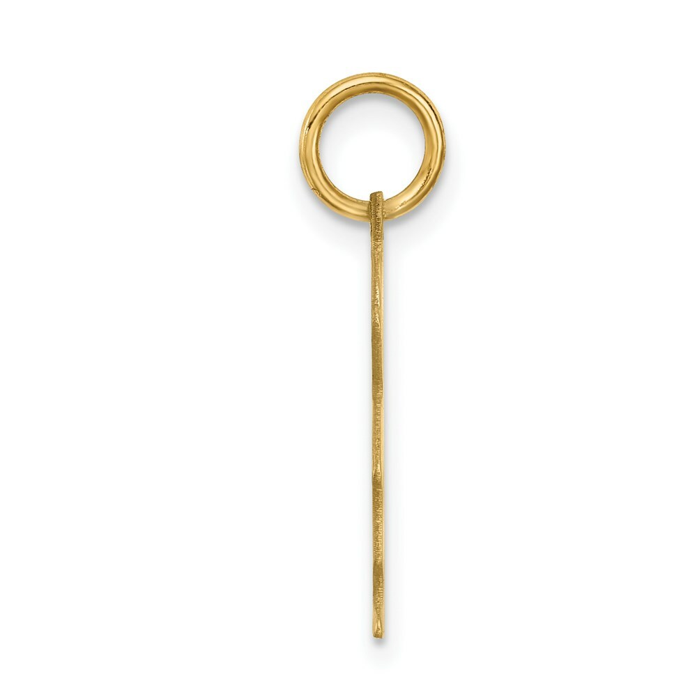 14K Yellow Gold Boy Charm 22mm length