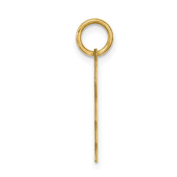 14K Yellow Gold Boy Charm 22mm length