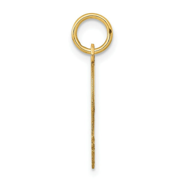 14K Yellow Gold Boy Head Charm 22mm length
