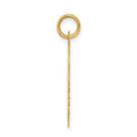 Load image into Gallery viewer, 14K Yellow Gold Girl Head Engravable Charm 17mm width
