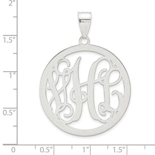14kw .013 Gauge Monogram Pendant-