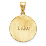 Load image into Gallery viewer, Gold Plated/SS Laser Soccer Number And Name Pendant-
