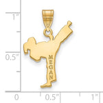 Load image into Gallery viewer, GP Laser Polished Name Karate Charm-
