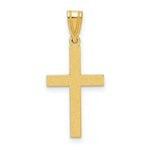 Load image into Gallery viewer, 14K Yellow Gold Polished Cross Pendant 25mm length
