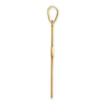 Load image into Gallery viewer, 14K Yellow Gold Satin Cross Pendant
