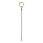 Load image into Gallery viewer, 14K Yellow Gold Polished Cross Pendant 46mm length
