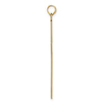 Load image into Gallery viewer, 14K Yellow Gold Solid Cross Pendant 49mm length
