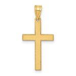 Load image into Gallery viewer, 14K Yellow Gold Cross Pendant 25mm total length including bail  1 inch
