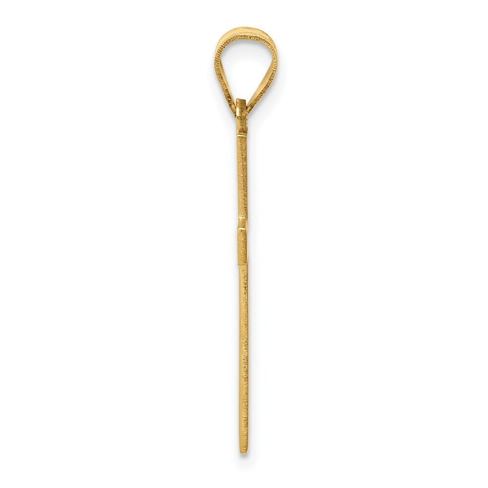 14K Yellow Gold Cross Pendant