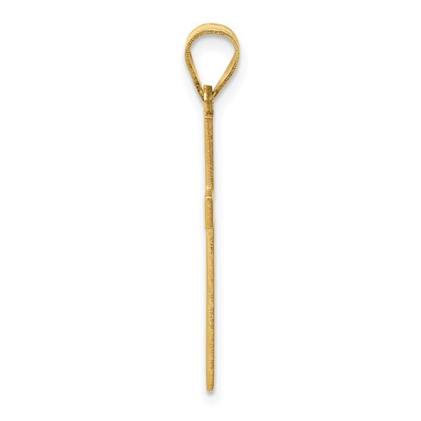 14K Yellow Gold Cross Pendant