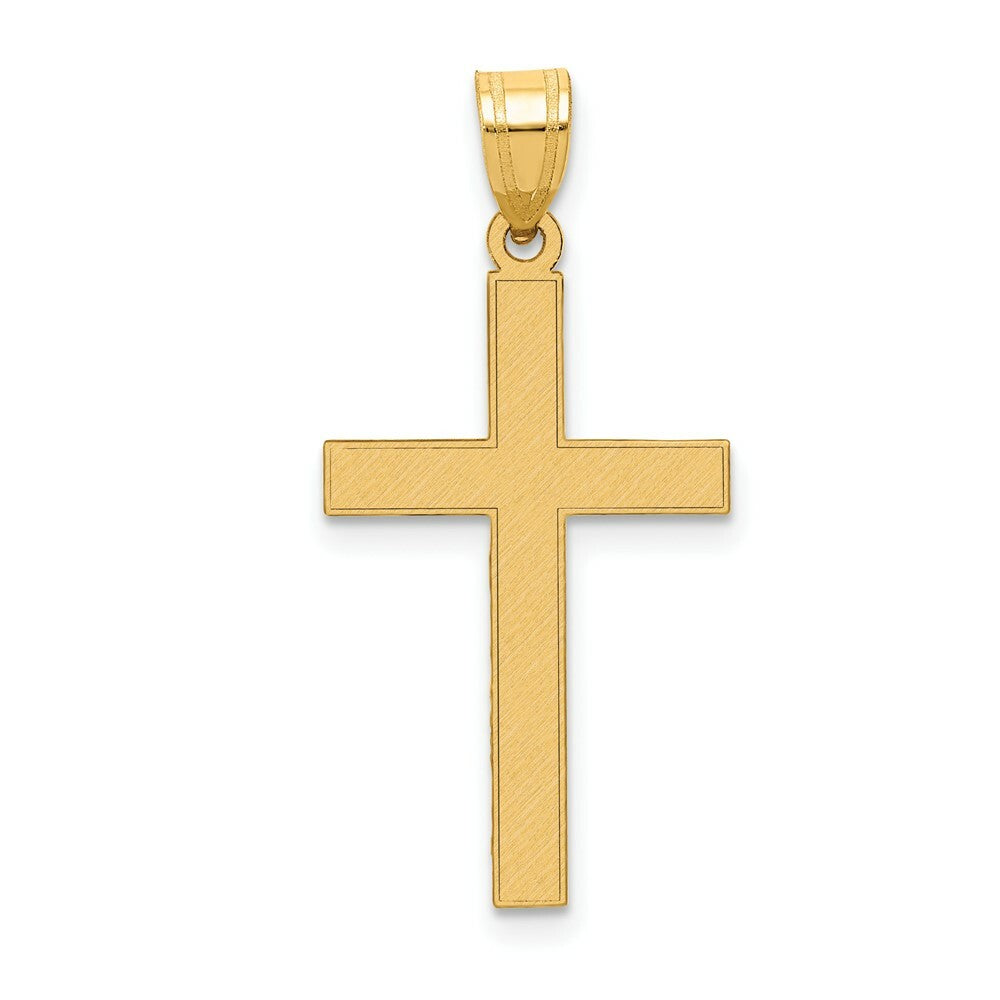 14K Yellow Gold Cross Pendant
