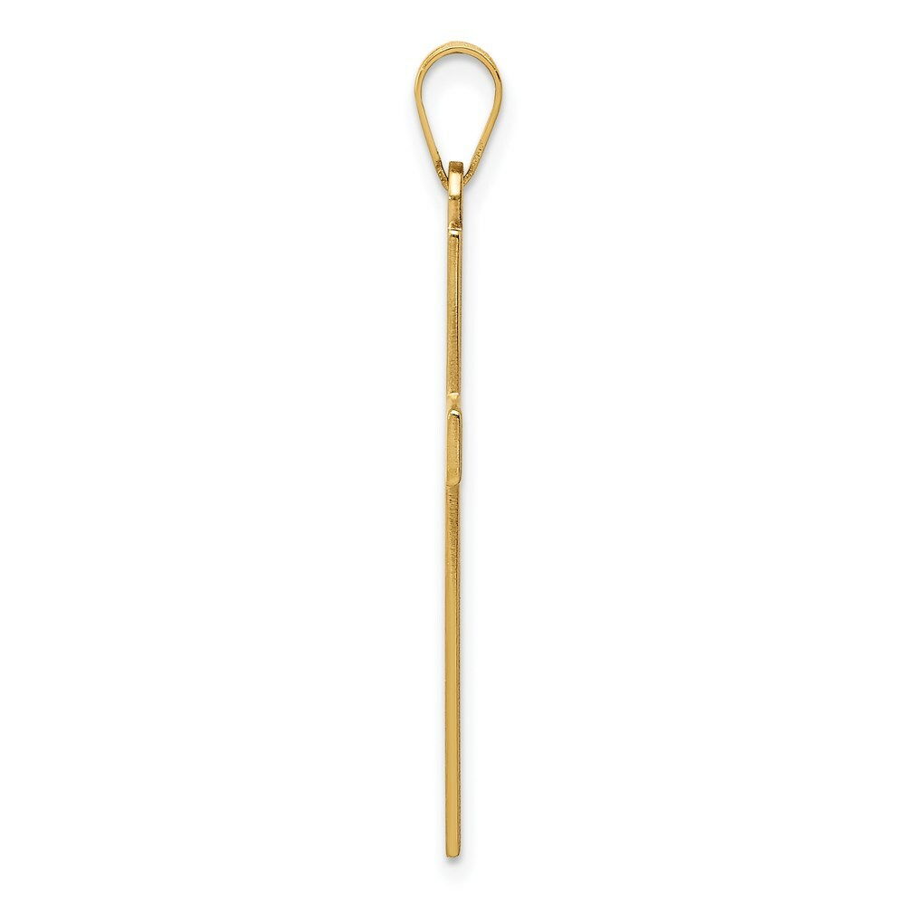 14K Yellow Gold Cross Pendant