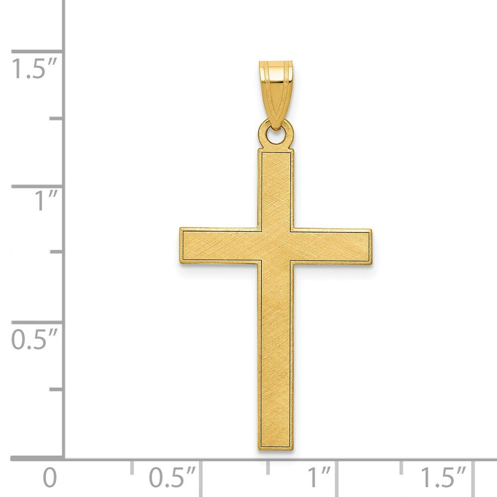 14K Yellow Gold Cross Pendant