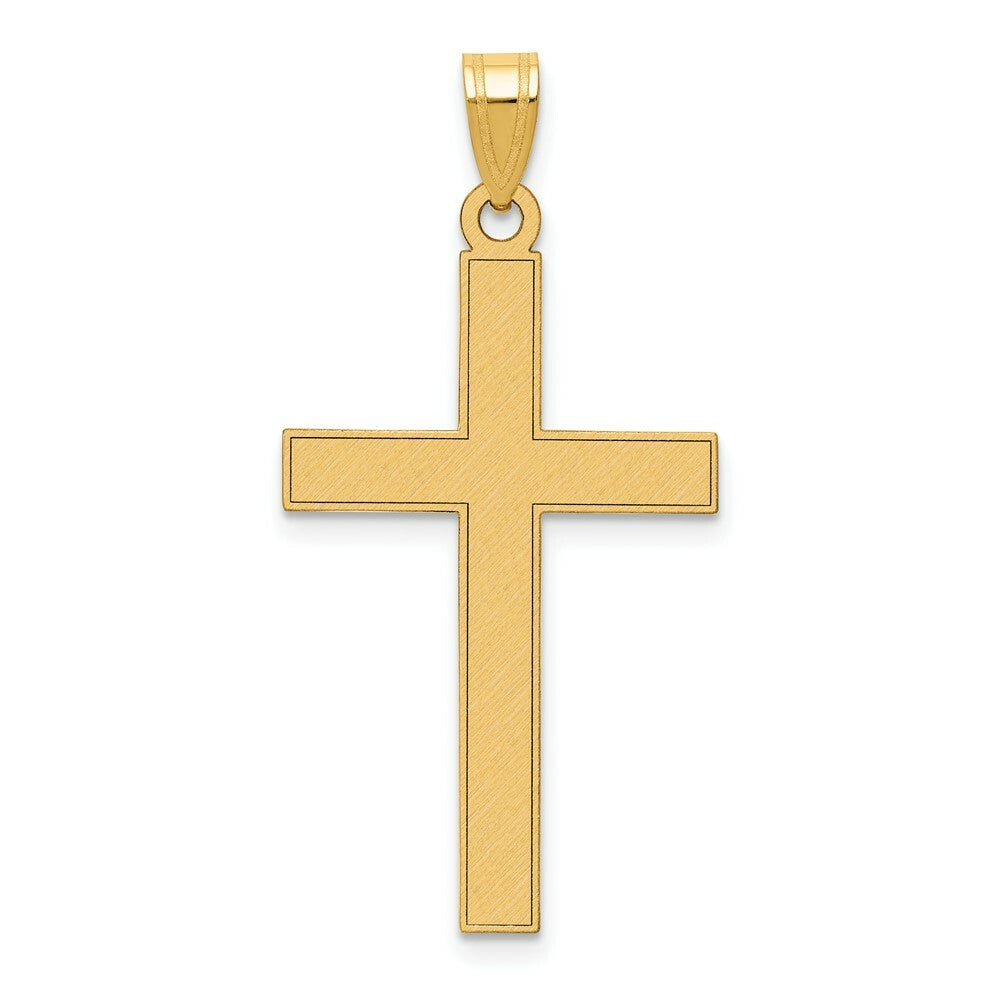 14K Yellow Gold Cross Pendant