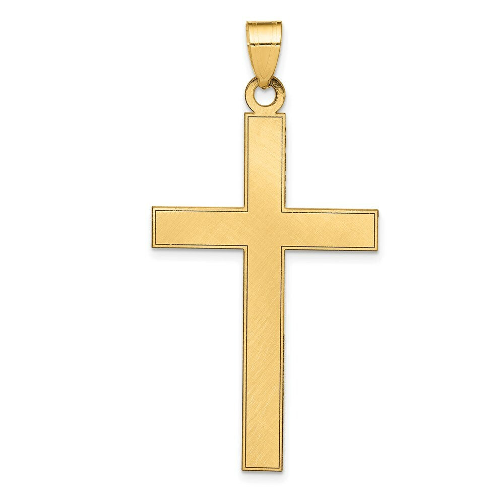 14K Yellow Gold Cross Pendant