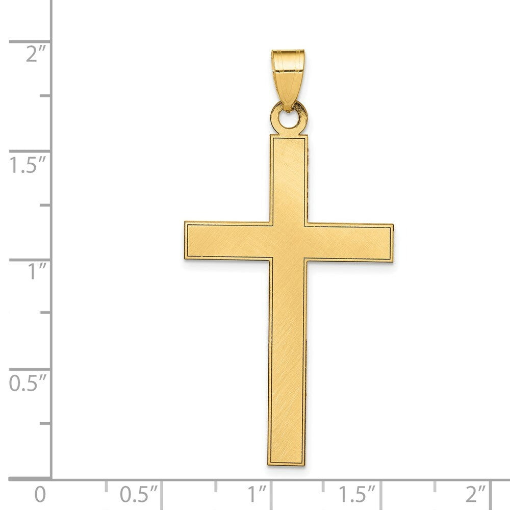 14K Yellow Gold Cross Pendant