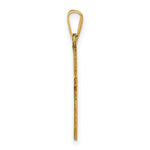 Load image into Gallery viewer, 14K Yellow Gold Solid Cross Pendant 25mm length
