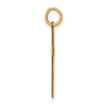 Load image into Gallery viewer, 14K Yellow Gold Laser Designed Cross Charm 26mm length
