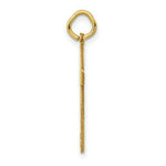 Load image into Gallery viewer, 14K Yellow Gold Laser Designed Cross Charm 27mm length

