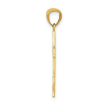 Load image into Gallery viewer, 14K Yellow Gold Cross Pendant 27mm length
