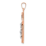 Load image into Gallery viewer, 14K Two-tone Gold Hollow Crucifix Pendant
