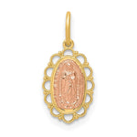 Load image into Gallery viewer, 14K Two-tone Gold Guadalupe Pendant
