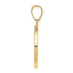 Load image into Gallery viewer, 14K Yellow Gold Polished and Satin St. Christopher Medal Pendant 19mm width

