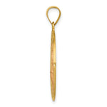 Load image into Gallery viewer, 14K Yellow Gold Polished and Satin St. Florian Medal Pendant 26mm width
