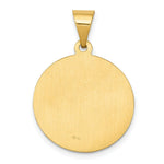 Load image into Gallery viewer, 14K Yellow Gold Polished and Satin St. George Medal Pendant 19mm width
