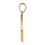 Load image into Gallery viewer, 14K Yellow Gold Polished and Satin St. John Baptist Medal Pendant 19mm width
