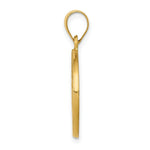 Load image into Gallery viewer, 14K Yellow Gold Polished and Satin St. John Baptist Medal Pendant 18mm width
