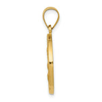 Load image into Gallery viewer, 14K Yellow Gold Polished and Satin St. Joseph Medal Pendant 19mm width
