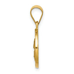 Load image into Gallery viewer, 14K Yellow Gold Polished and Satin St. Paul Medal Pendant 15mm width
