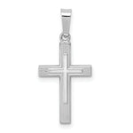 Load image into Gallery viewer, 14K White Gold Polished Latin Cross Pendant
