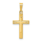 Load image into Gallery viewer, 14K Yellow Gold Polished Cross Latin Pendant
