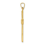 Load image into Gallery viewer, 14K Yellow Gold Polished Latin Cross Pendant mm length
