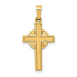 Load image into Gallery viewer, 14K Yellow Gold Polished Celtic Cross Pendant
