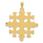 Load image into Gallery viewer, 14K Yellow Gold Polished Jerusalem Cross Pendant

